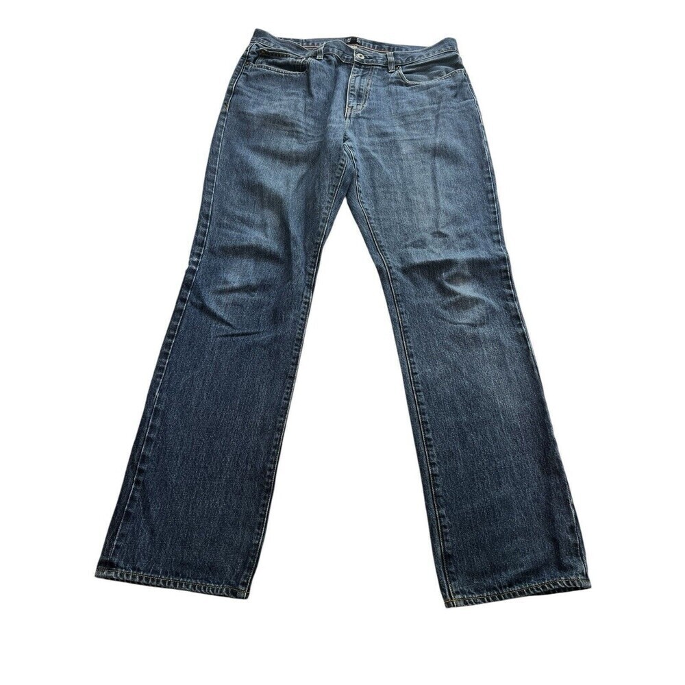 J Crew The Bleecker Men’s 34x34 Straight Leg Denim Blue Jeans